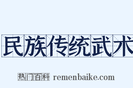 民族传统武术是什么意思的图片